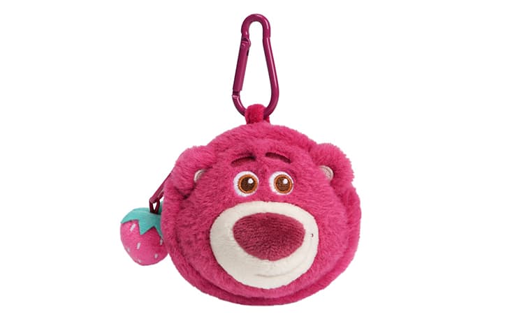 POTDEMIEL Plush Coin Purse Regular Rose Red Strawberry Bear mini coin purse
