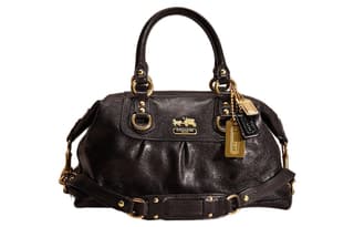 COACH Madison Shoulder Bag, Crossbody Bag, Briefcase, Handbag Large Black