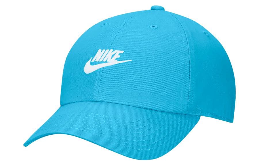Nike Cotton Baseball Caps Blue