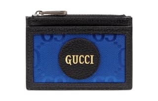 GUCCI Off The Grid Nylon With Card Holder Card Holder Blue