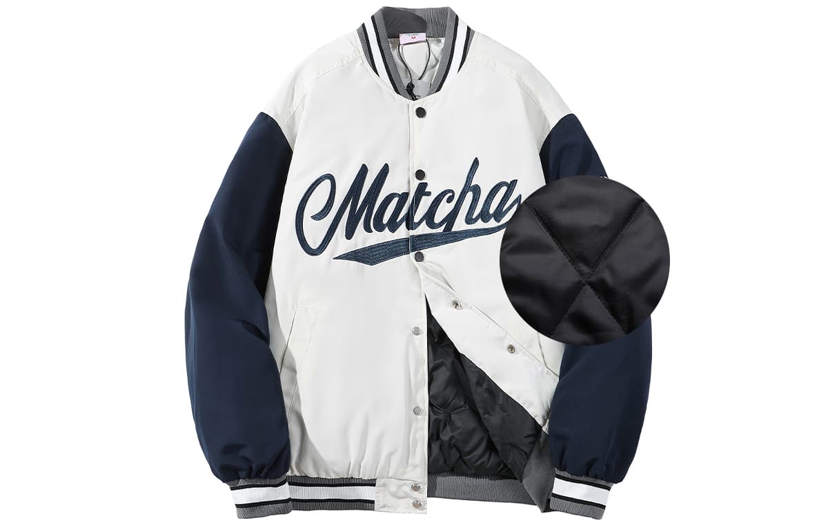 MATCHA STORY Baseball Jacket