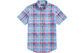 Polo Ralph Lauren Shirt Classic Version Blue Pink Multicolor