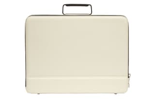 Valextra Calfskin Portable Briefcase White