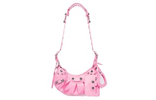 Balenciaga Le Cagole Shoulder Bag Xs Pink Patent