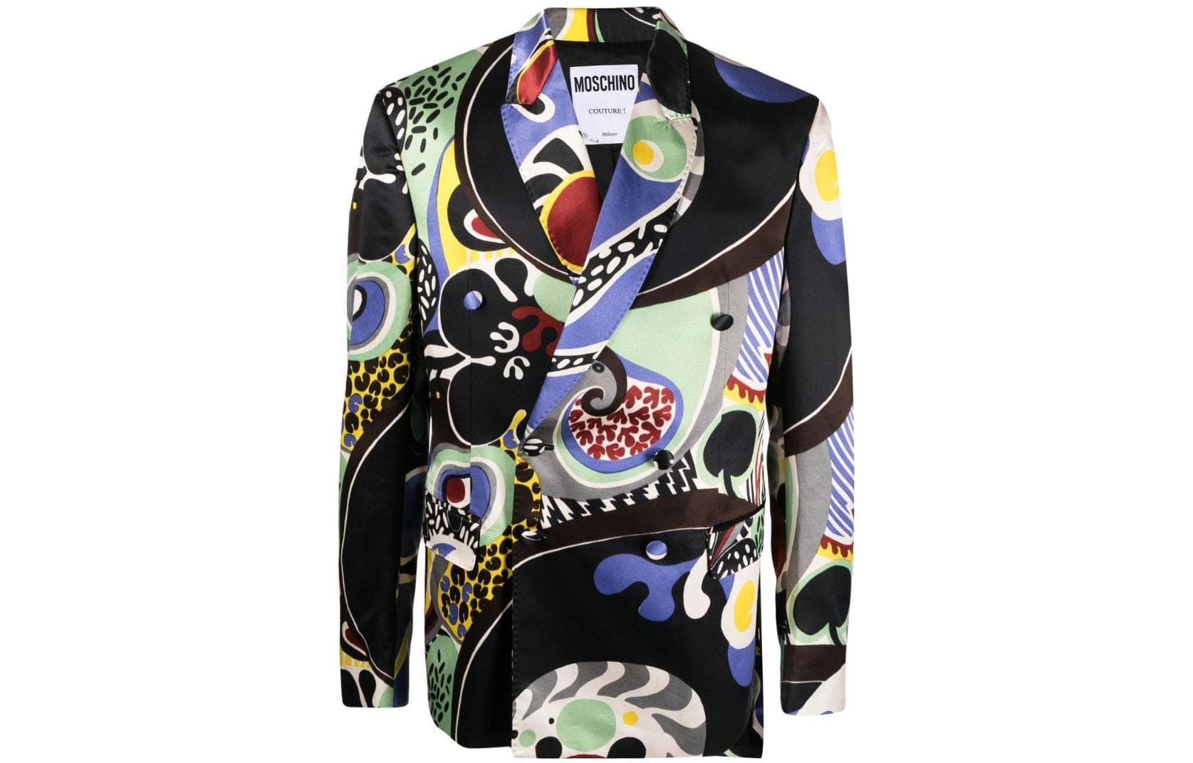 MOSCHINO Business Suits Black Moderate Business Suit