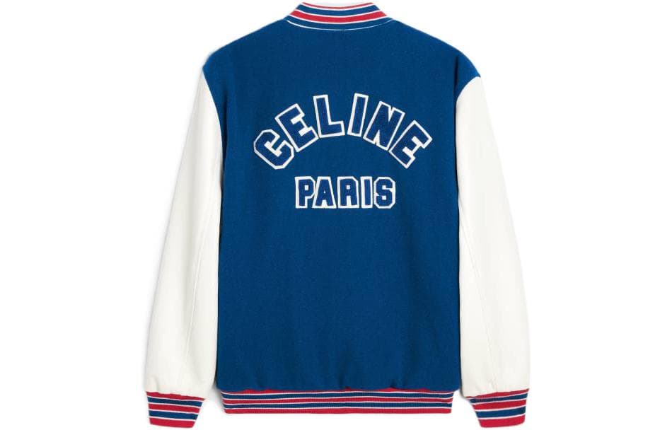 CELINE Pre Owned 2010s Wool Varsity Jacket
