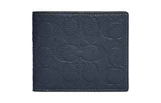 COACH 3 IN 1 Wallet Cow Card Holder, Wallet Dark Blue