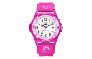 Disney Strawberry Bear Series Quartz Movement Silicone Strap Watch Watch White Dial