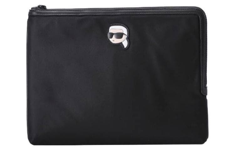 KARL LAGERFELD K/Ikonik Polyamide Laptop Bag Black
