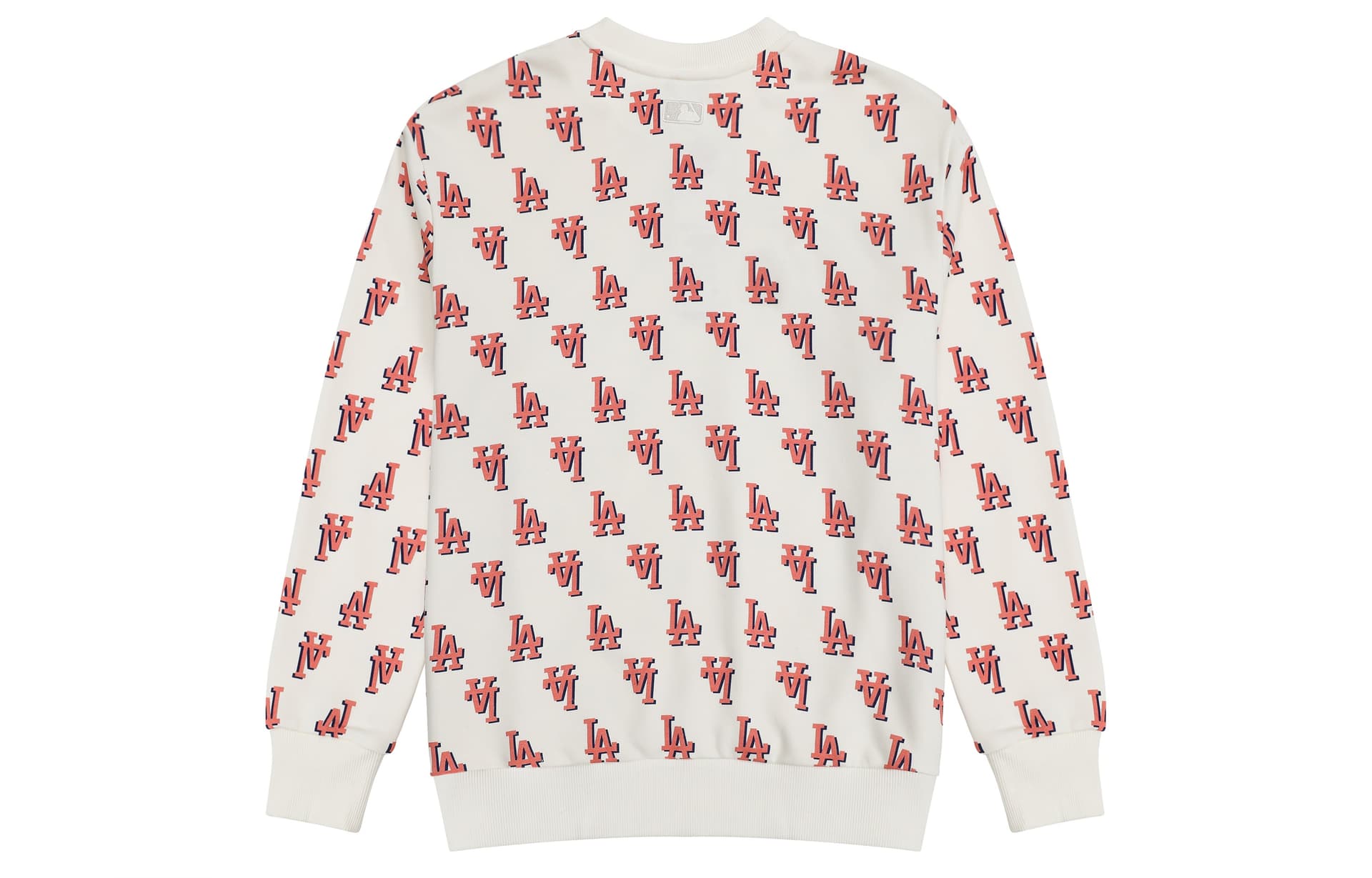 MLB Los Angeles Dodgers Sweatshirts Cream Crew Neck Moderate