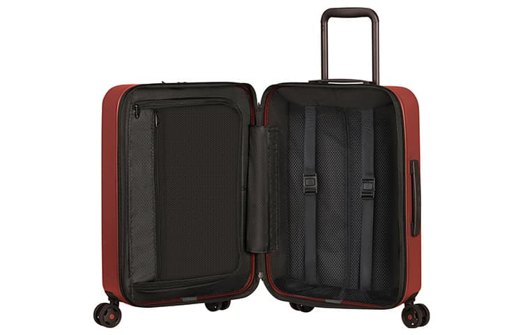 SAMSONITE STACKD Polyester Luggage, Suitcase, Travel Bag 20 Inch Red
