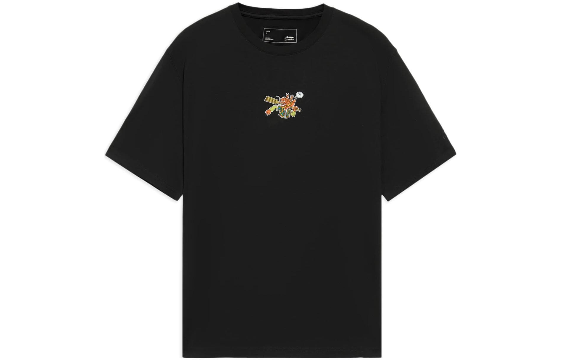 Li Ning Sports Lifestyle Collection Sports Trendy Collection T Shirt Black