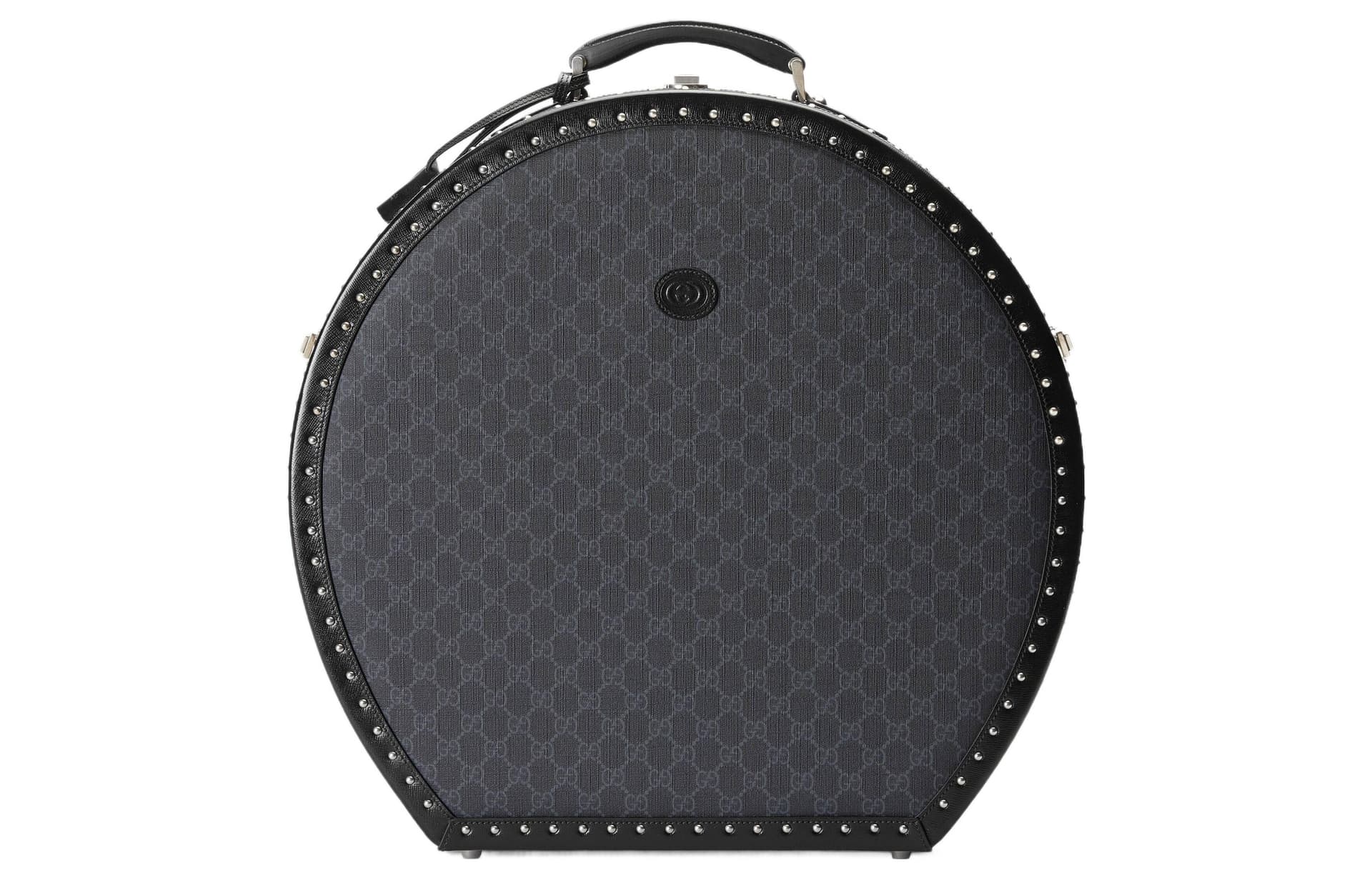 GUCCI Paneled Canvas Hat Storage Box Storage Box Black Gift Set(Basic Set+Box+Shopping Bag)