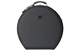 GUCCI Paneled Canvas Hat Storage Box Storage Box Black