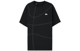 ADER ERROR T Shirts Black Crew Neck Moderate Straight Fit