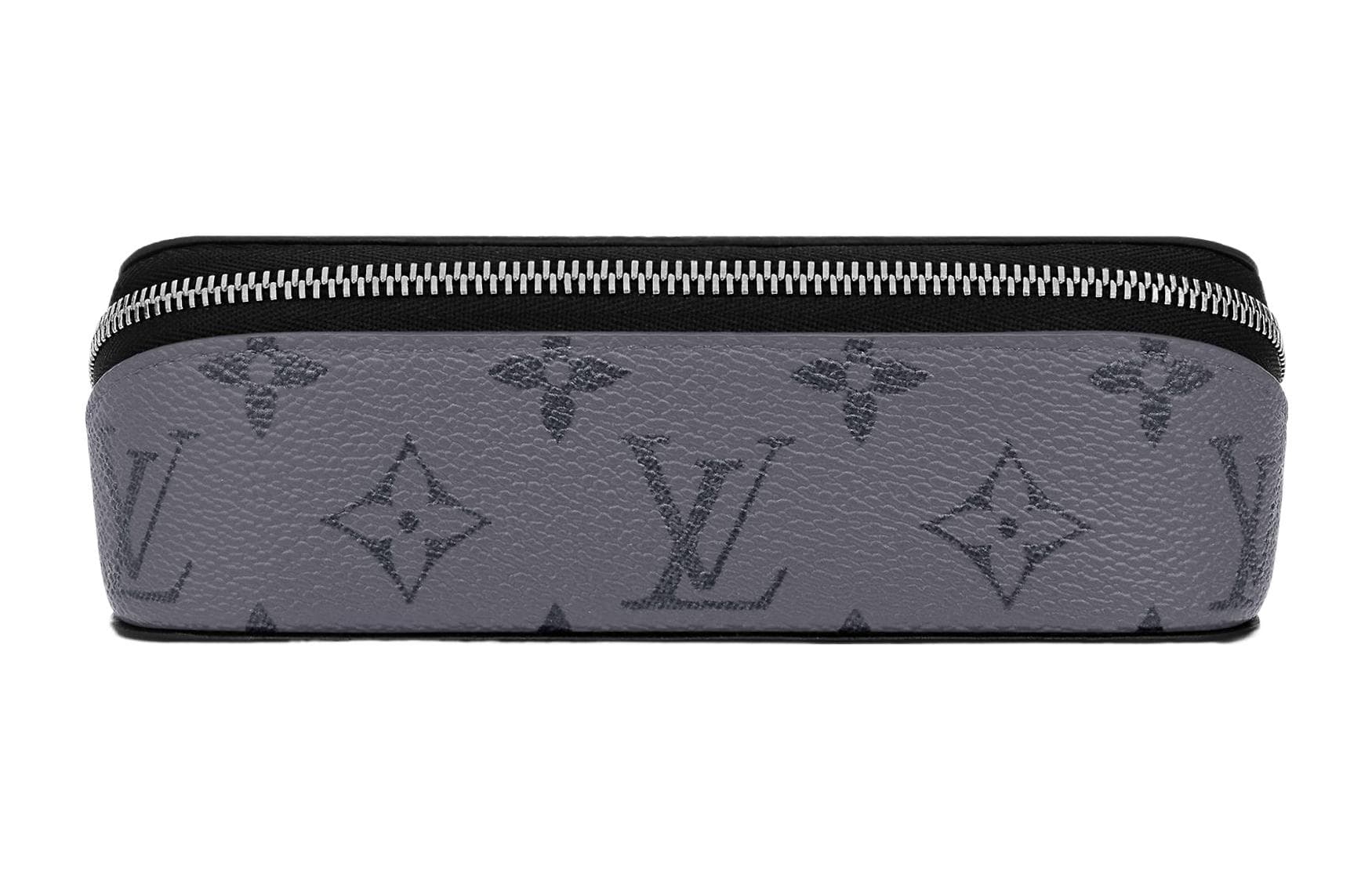 LOUIS VUITTON Yayoi Kusama Collaboration Coated Canvas Sunglass Case Gray Gift Set(Basic Set+Box+Shopping Bag)