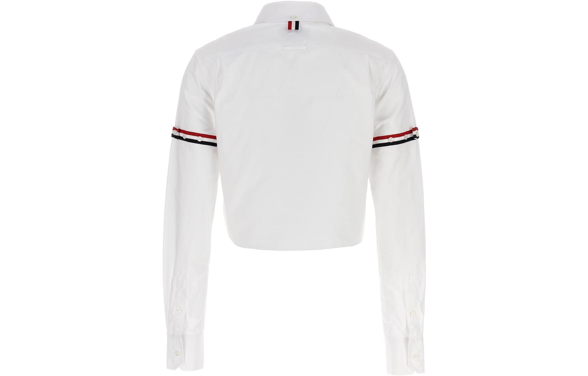 THOM BROWNE Cropped Button Up Shirt
