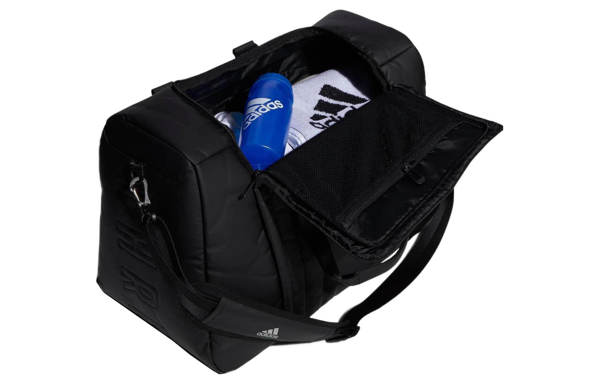 Adidas Polyester Shoulder Bag, Crossbody Bag, Handbag Regular Black