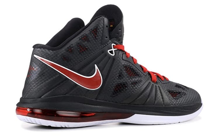 Nike LeBron 8 Ps White/Black/Red