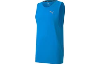 PUMA Tank Tops Blue Crew Neck Moderate Straight Fit
