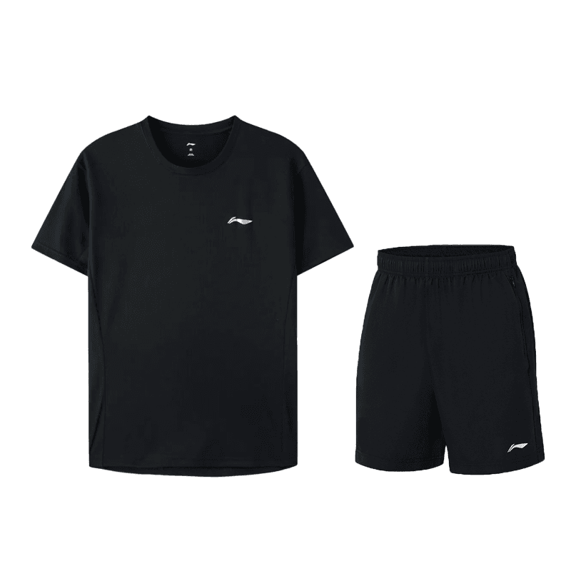 Li Ning Fitness Sets Crew Neck Thin