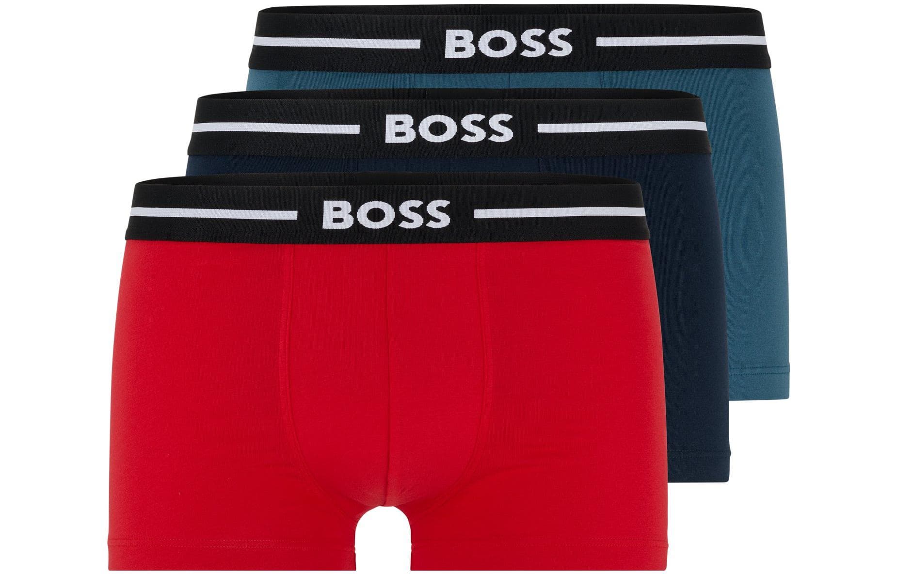 HUGO BOSS Boxer 3 Pack (Red+Blue+Green)