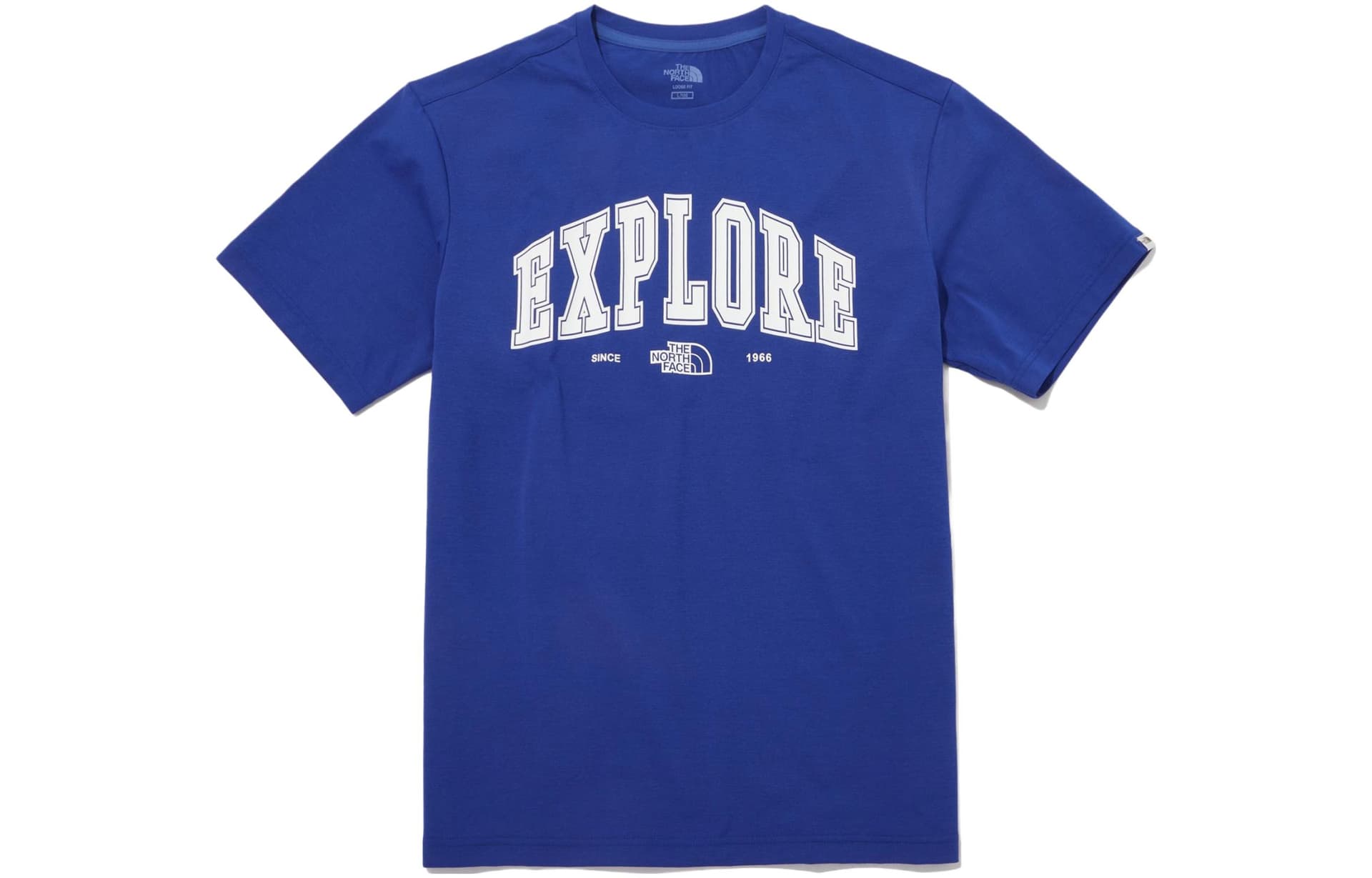 THE NORTH FACE Drop Shoulder Sleeve T Shirt Royal Blue