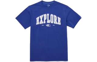THE NORTH FACE Drop Shoulder Sleeve T Shirt Royal Blue
