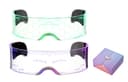 DoubleSided Dazzle+Honeycomb Glass Multicolor Dual Control