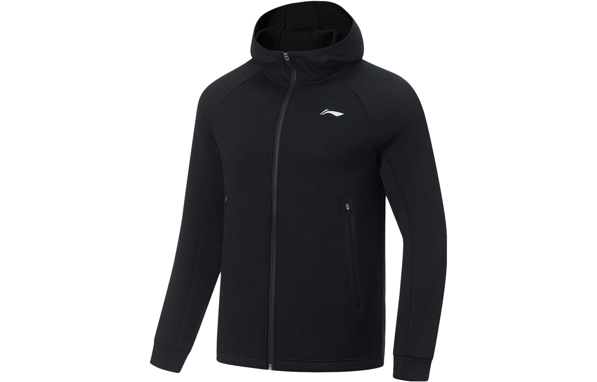LiNing Fitness Series Sweatshirts Black Hooded (Nondetachable) Moderate Cardigan