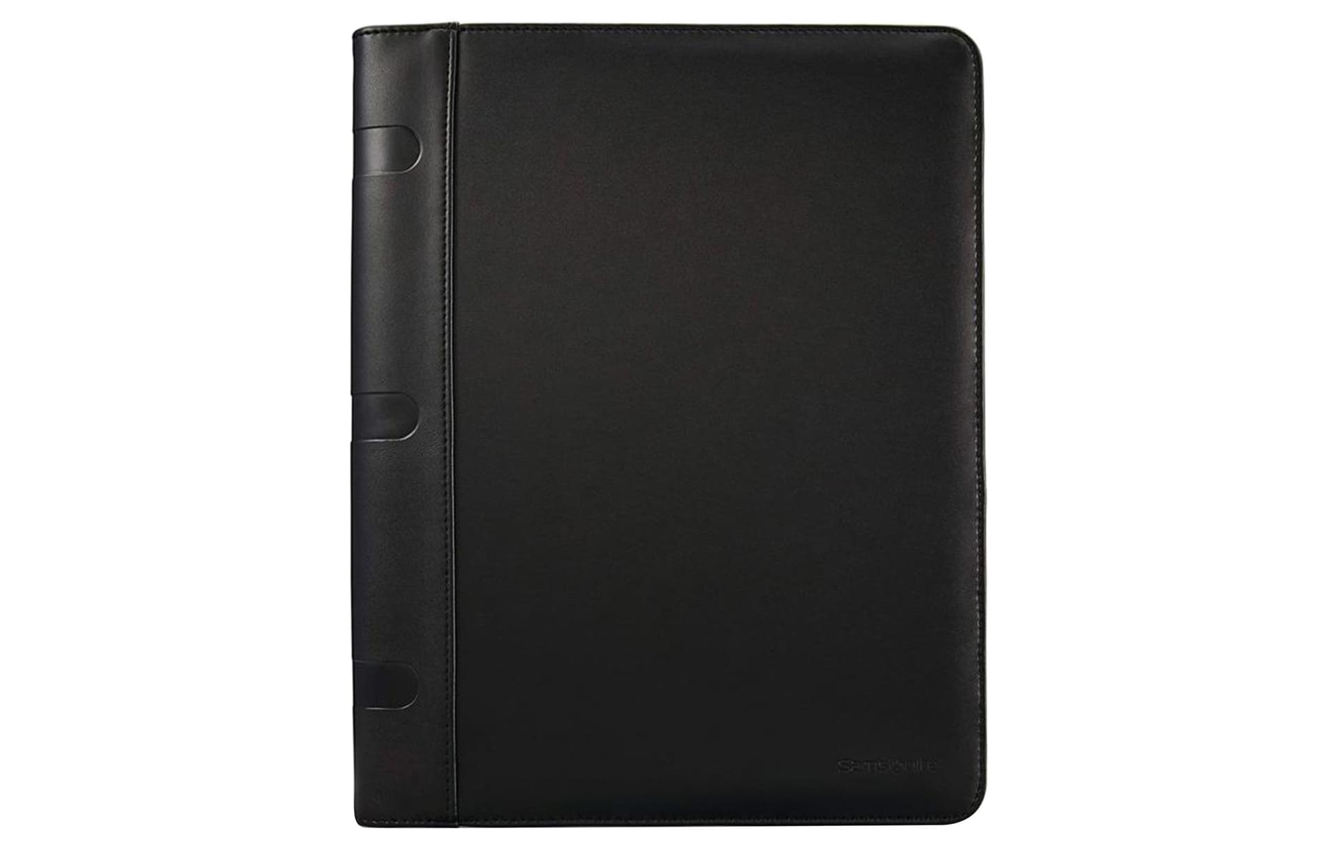 SAMSONITE Nylon Fabric Folder Envelope Clip Clutch Briefcase Black Basic Set (Bag+Tag)