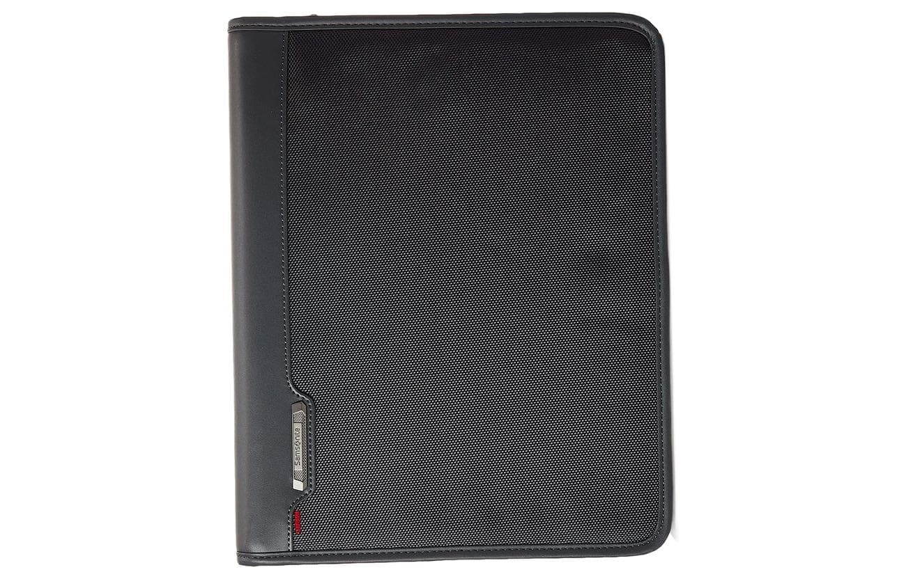 SAMSONITE Nylon Fabric Envelope Bag, Handheld Folders, Briefcase Charcoal Gray Basic Set (Bag+Tag)