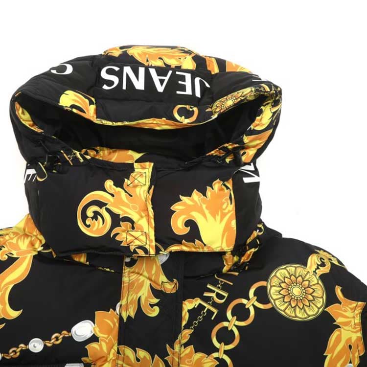 Versace Jeans Couture Logo Coutureprint puffer jacket