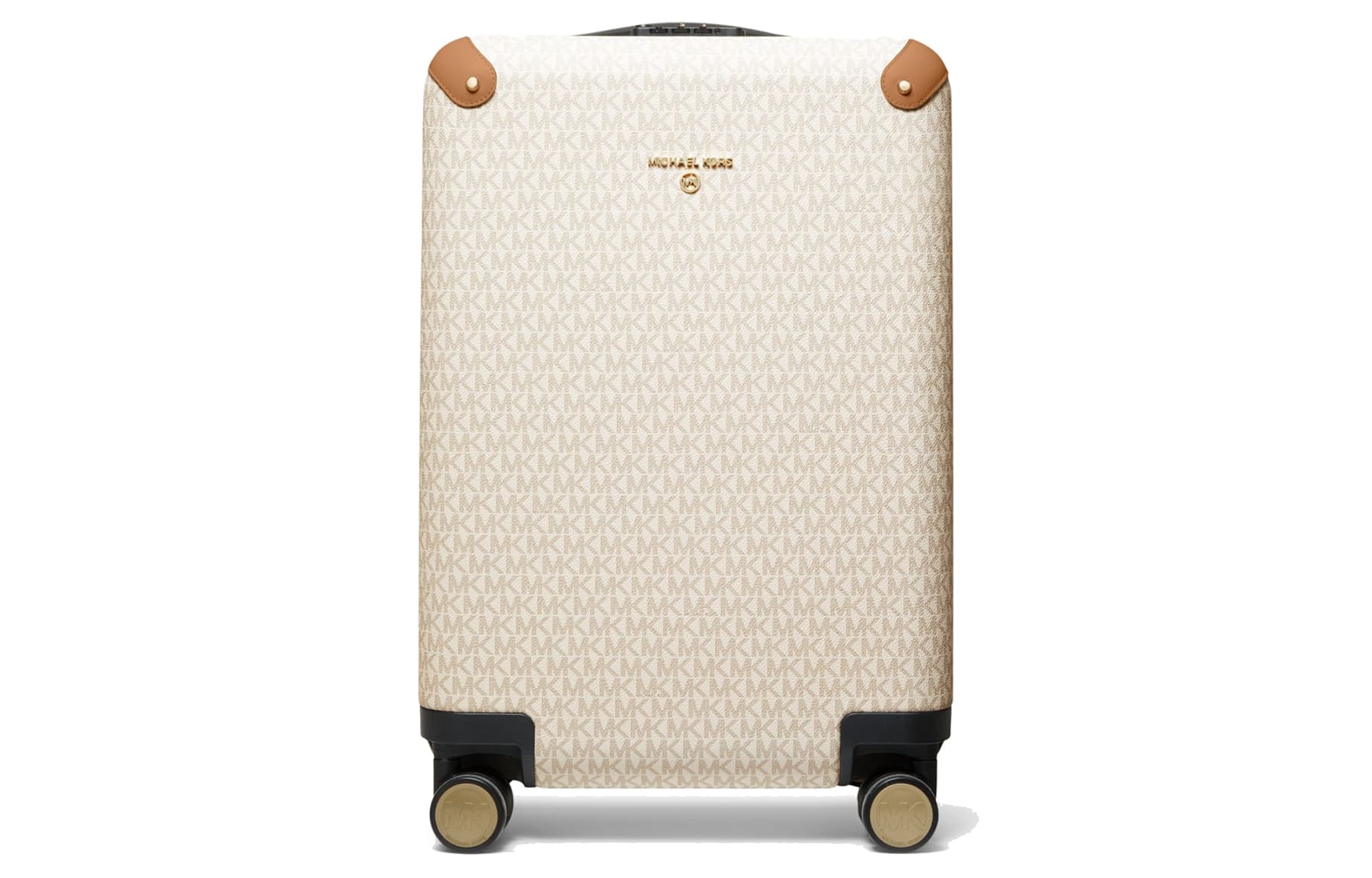 MICHAEL KORS Coated Canvas Suitcase For Checked Luggage Vanilla Vanilla
