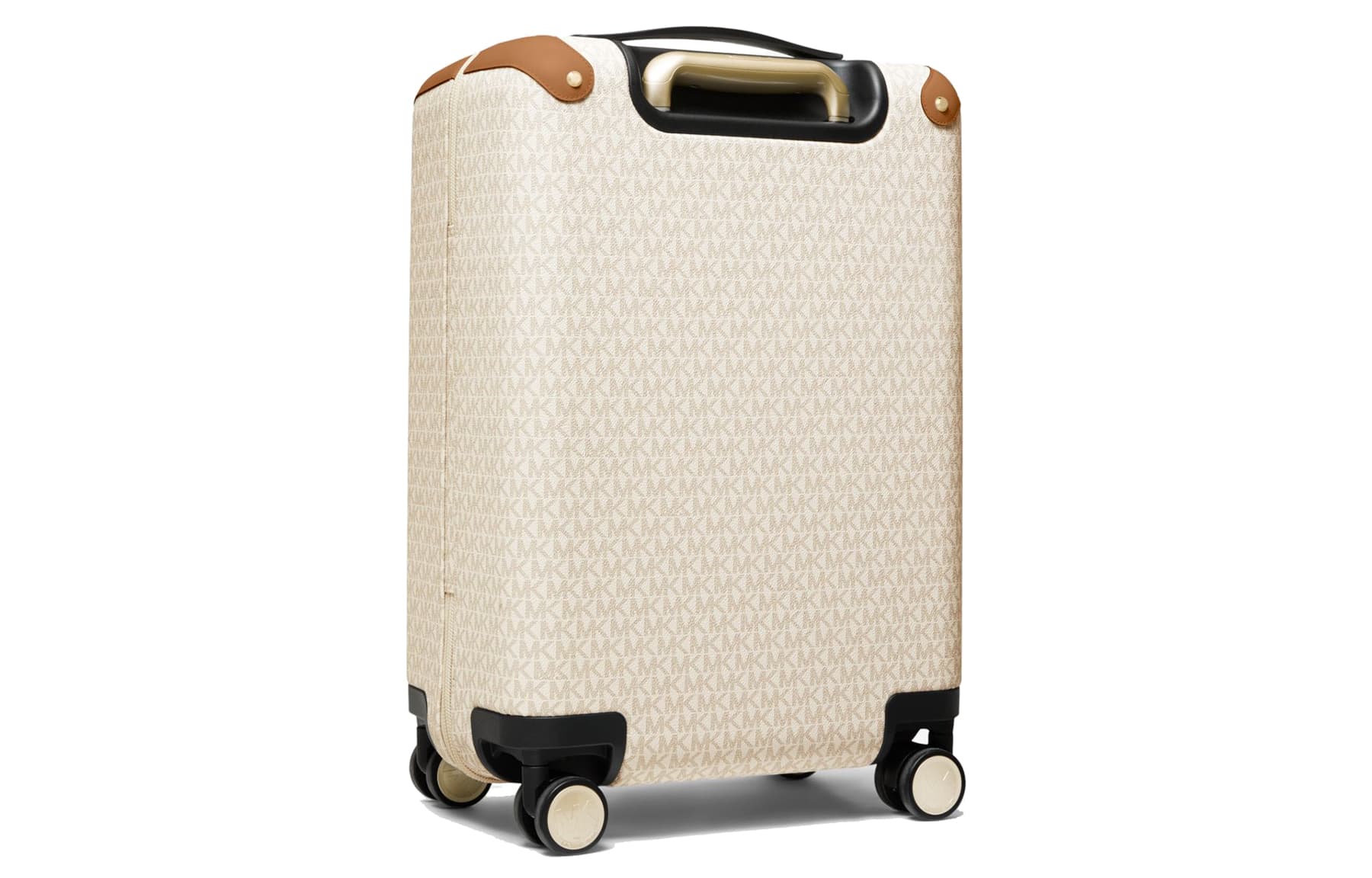MICHAEL KORS Coated Canvas Suitcase For Checked Luggage Vanilla