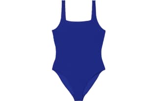 COS One Piece Blue Triangle One Piece Swimsuit