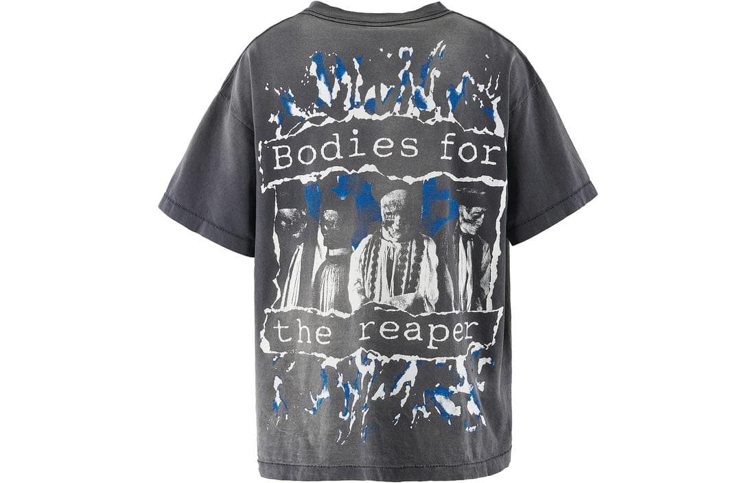SAINT Mxxxxxx TShirts Gray Crew Neck Moderate