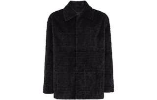 FENDI Furs Dark Gray Lapel Moderate