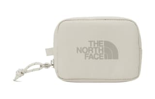 THE NORTH FACE Polyester Coin Purse Regular Beige Yellow