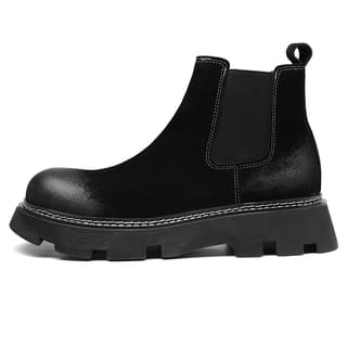 YEDANI Cow Suede Crew Chelsea Black
