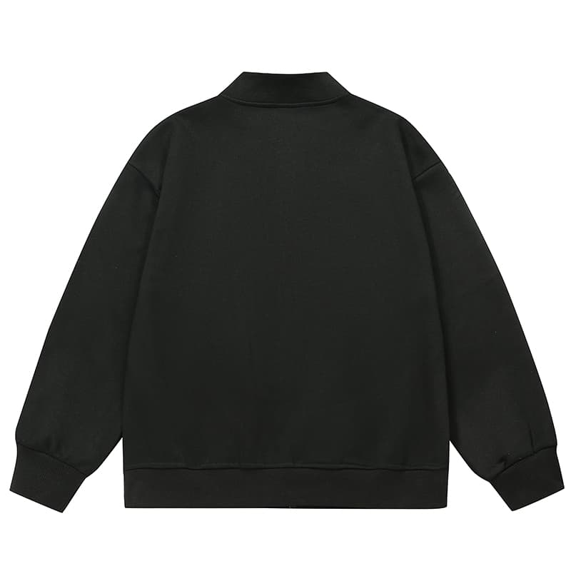 LISENPOK Baseball Jerseys Black Baseball Collar Moderate