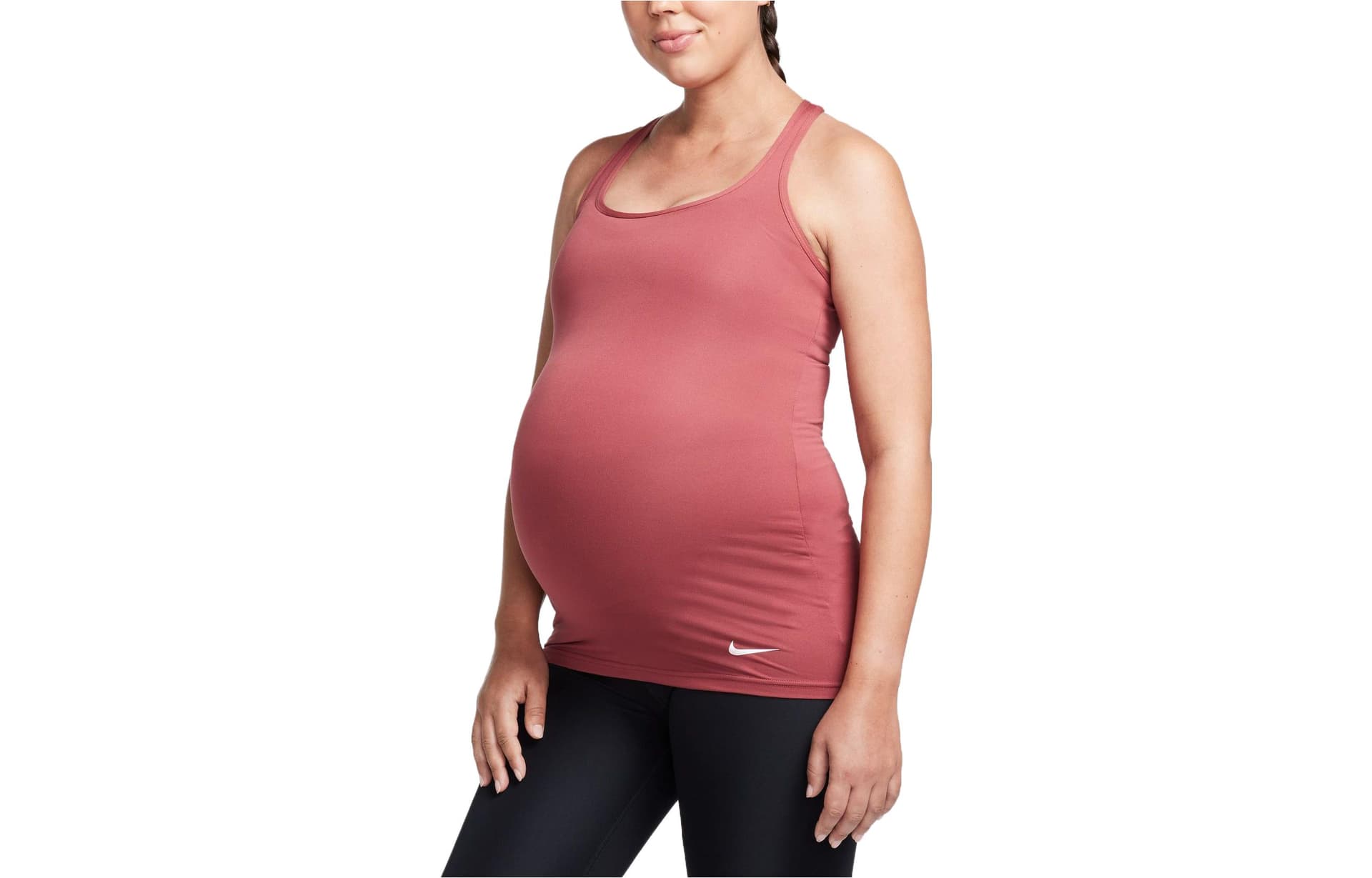 Nike Pregnant Mothers Collection Sleeveless Sports Shirts Fir Wood Red Halter Neck