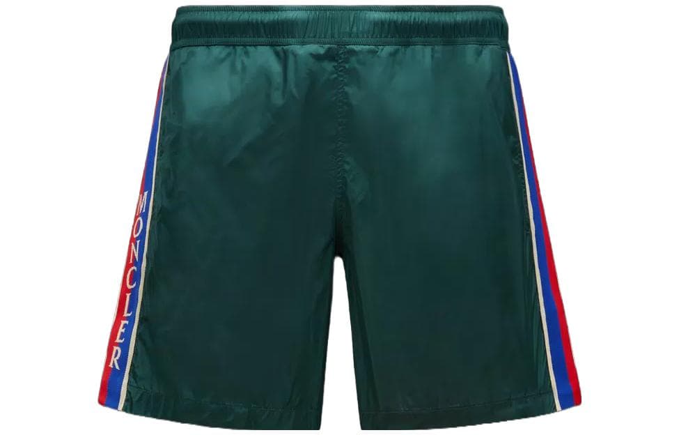 Moncler Logo Swim Swimming Dark Green