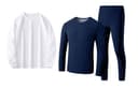 Navy Blue+(Black Gold Patch)+270 Weight Pounds Pure White Base Layer