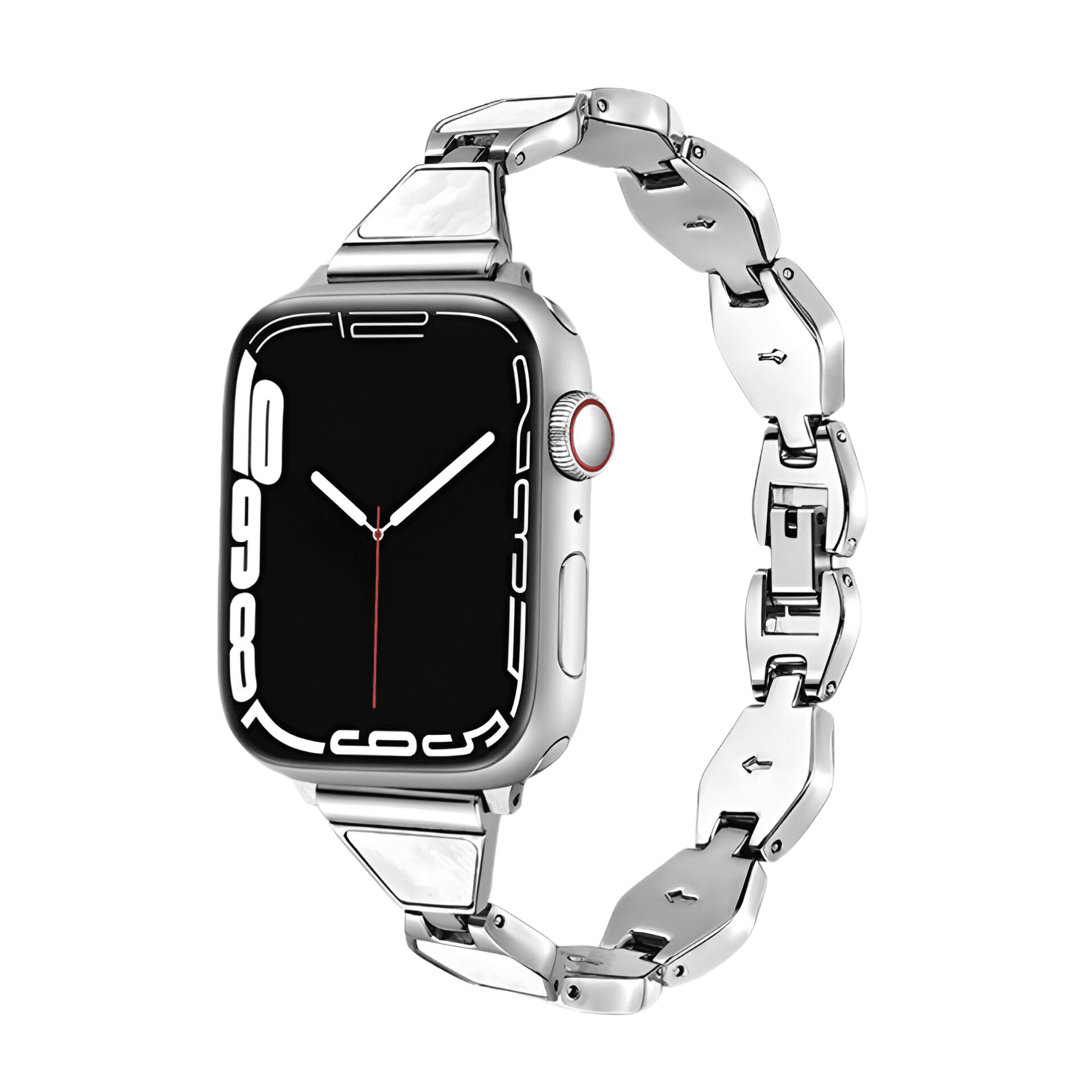 Zhongwo Strap Apple Compatibility Metal White