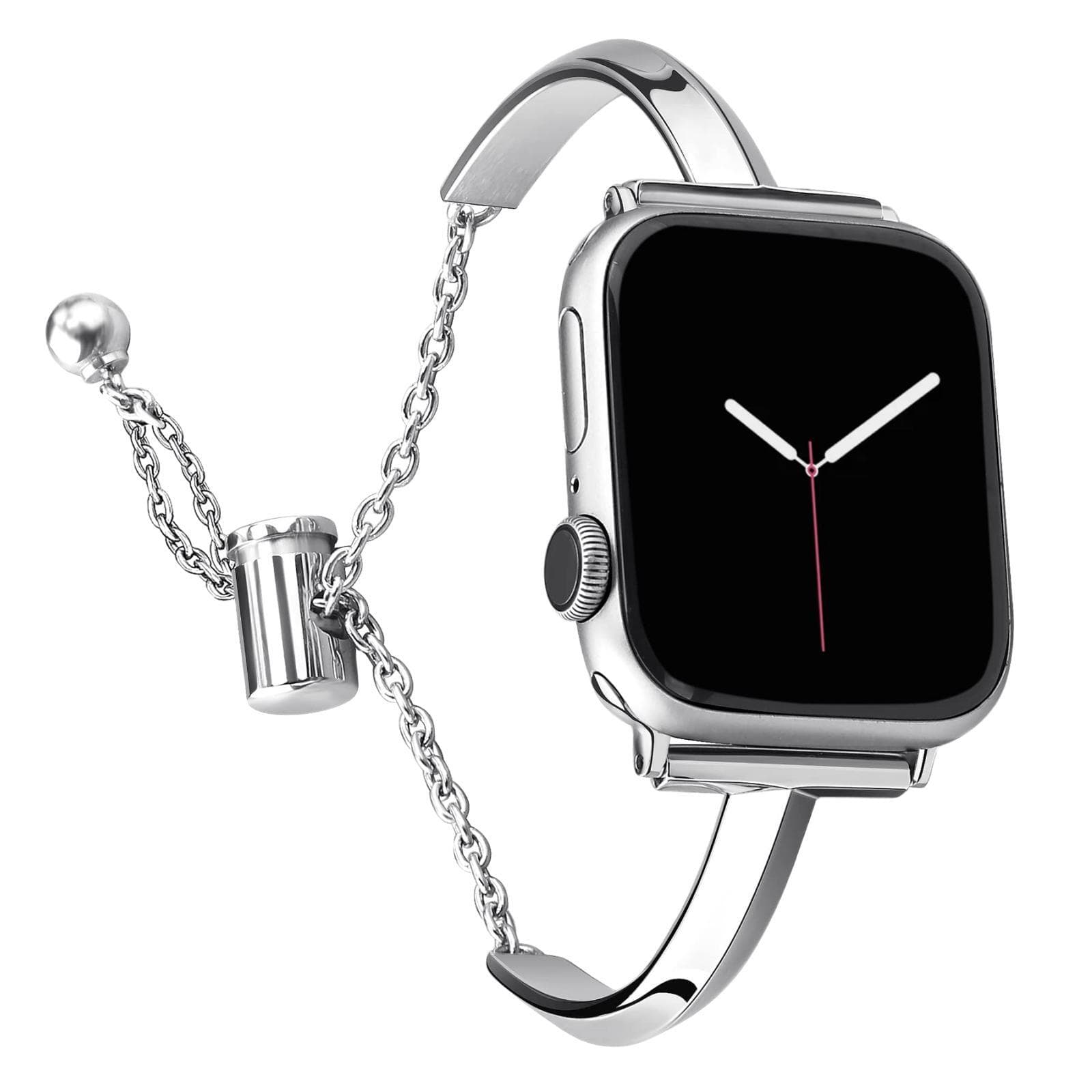 Zhongwo Strap Apple Compatibility Metal Silver