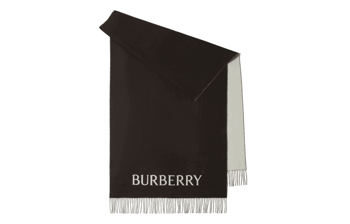 【Previous Season】roseprint cashmere scarf Otter Brown