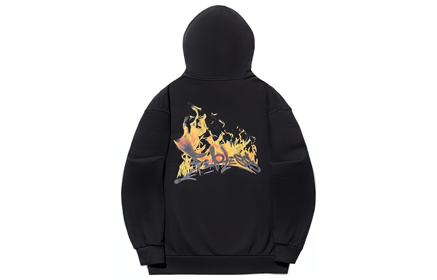 LiNing Sweatshirts Black Hooded Moderate Regular