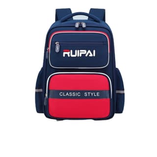 RUIPAI Polyester Backpack Student Backpack Regular Blue/Green