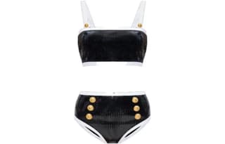 BALMAIN Two Piece Triangle Two piece Swimsuit